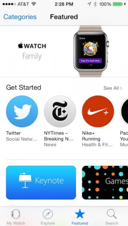 Apple Watch App Store