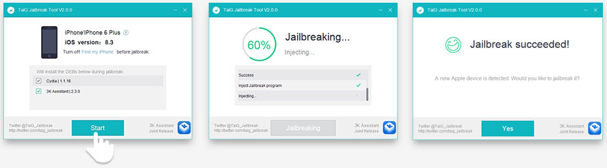 iOS 8.3 Jailbreak TaiG