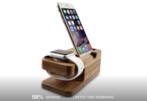 woodenapplewatchchargingdock