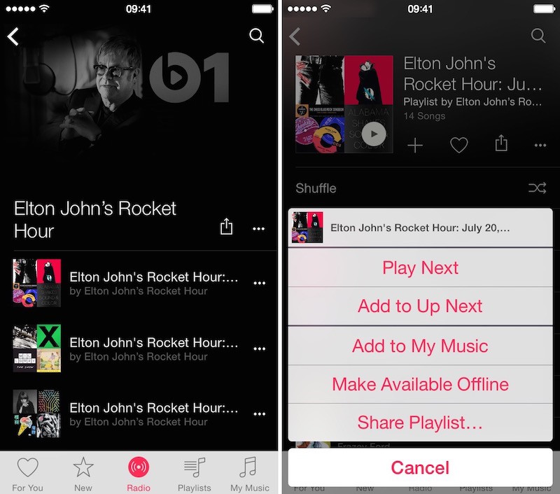 How to Add Beats 1 to Offline 1