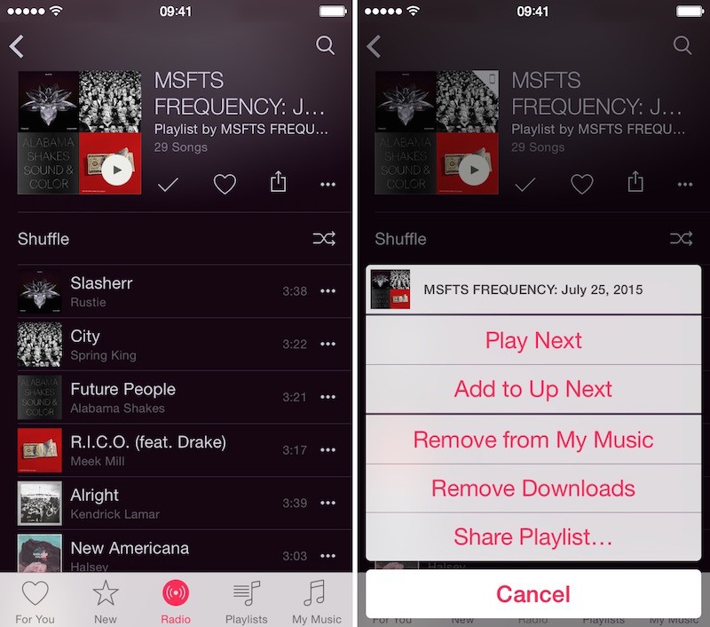 How to Add Beats 1 to Offline 5