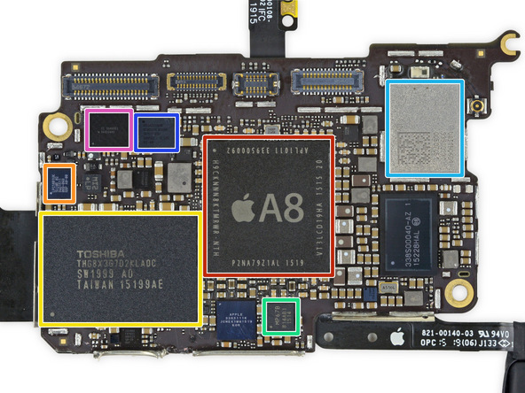 iPod touch 6G Logic Board