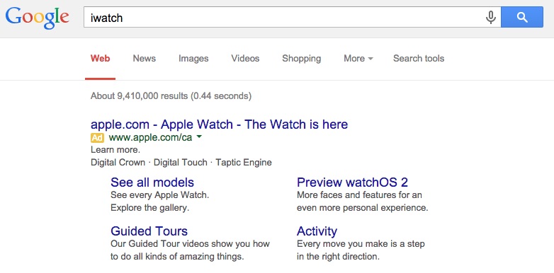 iWatch Google