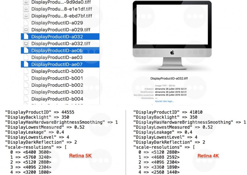 imac display code