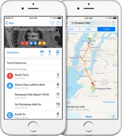 Transit Apple Maps