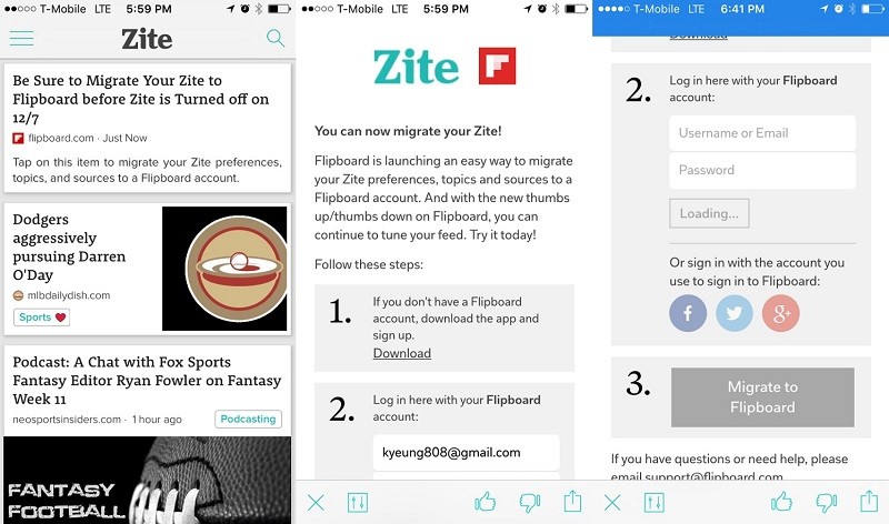 zite flipboard apps