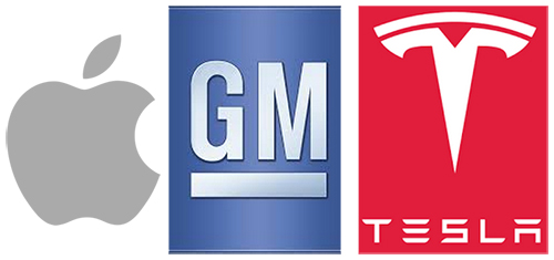 Apple-GM-Tesla