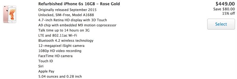refurbishediphone6s