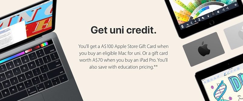 apple back to uni AU NZ