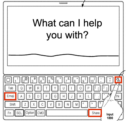 smart keyboard patent