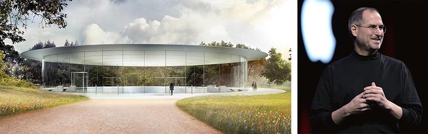 steve jobs theater with steve jobs