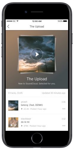 soundcloud the upload