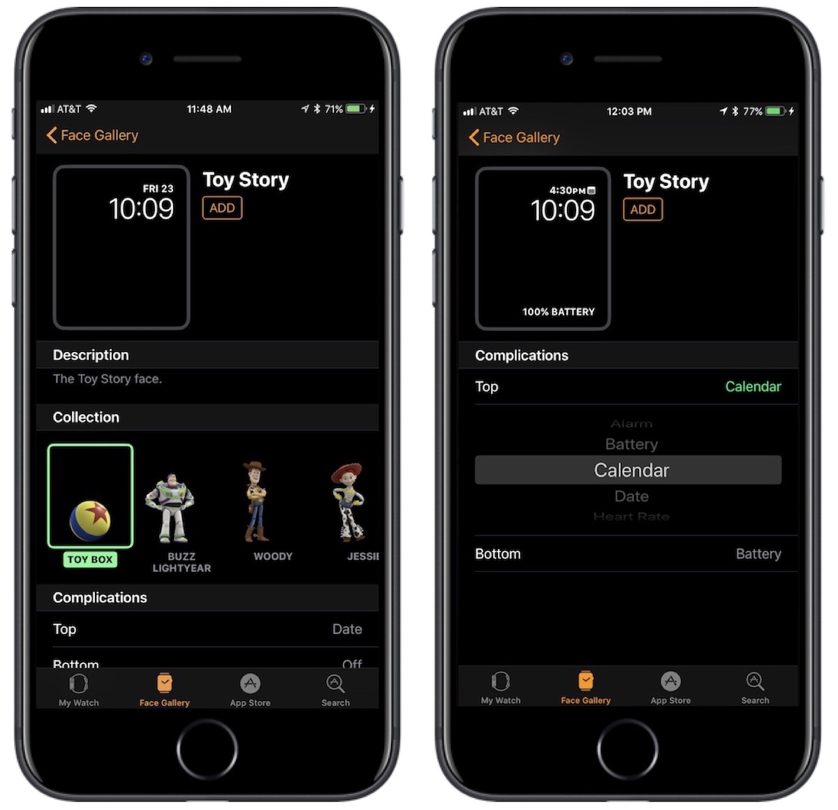 apple watch app toy story