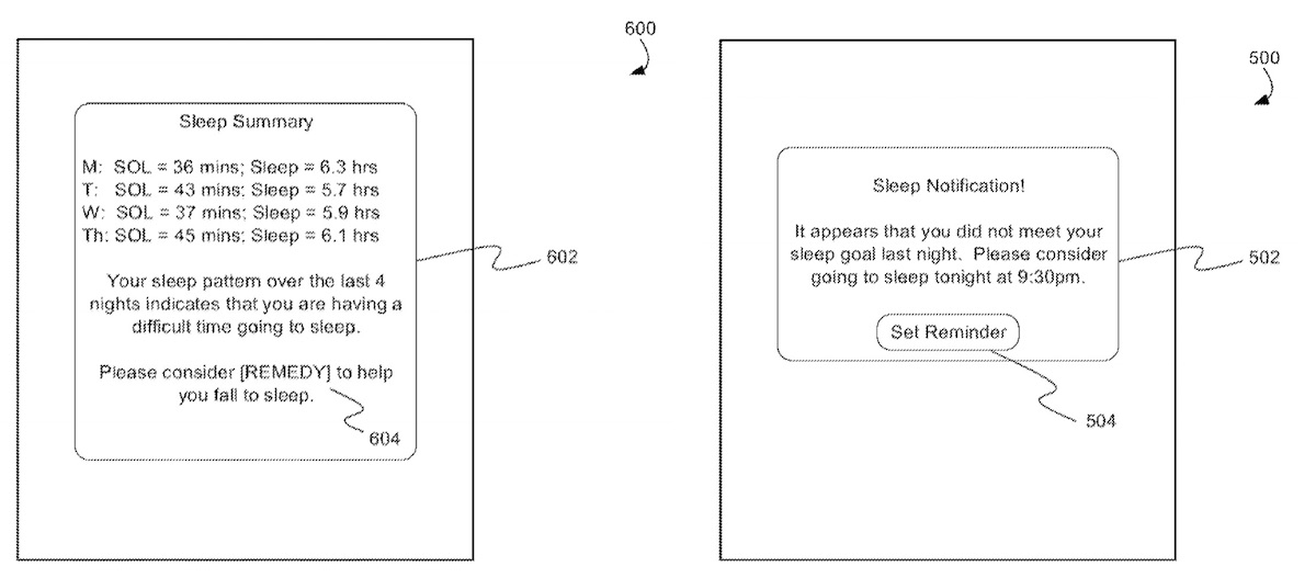 sleep tracking patent