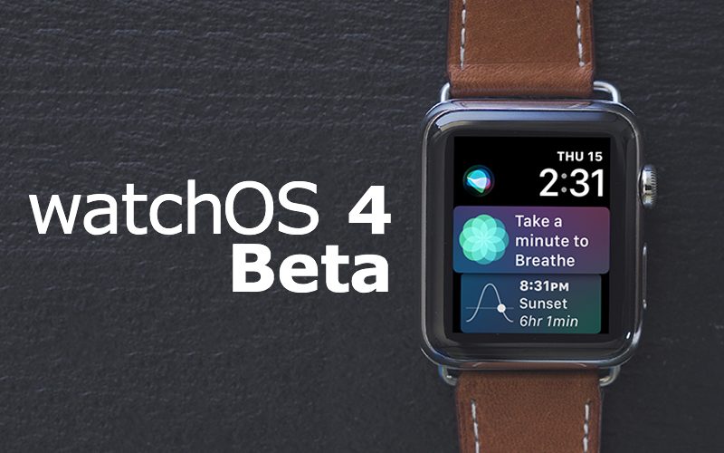 watchos 4 beta