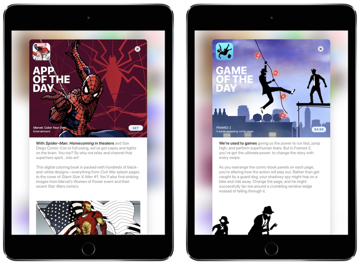 ios 11 app store cards