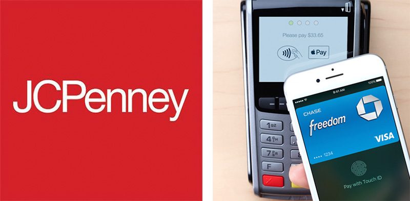 jcpenney apple pay