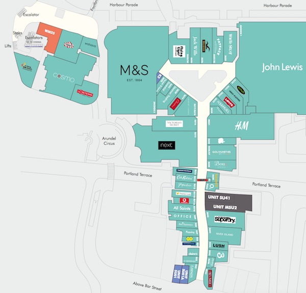 apple westquay floor plan