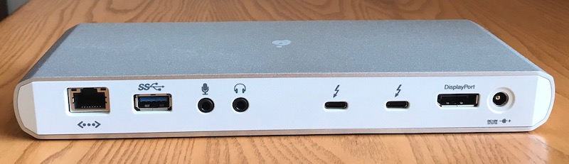 iogear tb3 dock rear