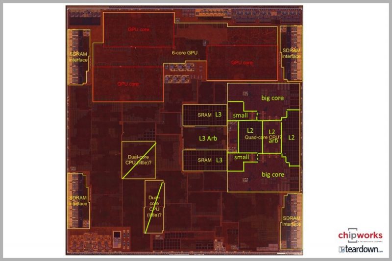 chipworks a10 die photo