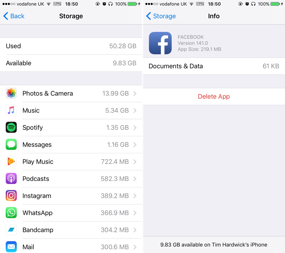 storage ios