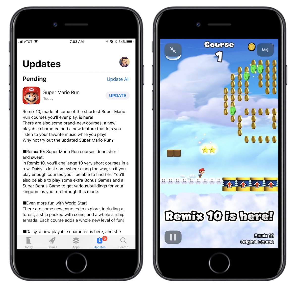 super mario run update early