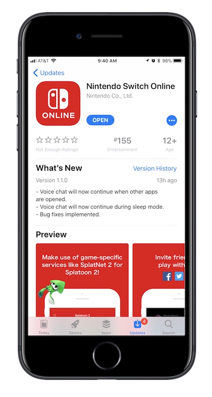 switch app online features