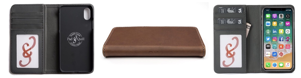 pad and quill iphone x leather case