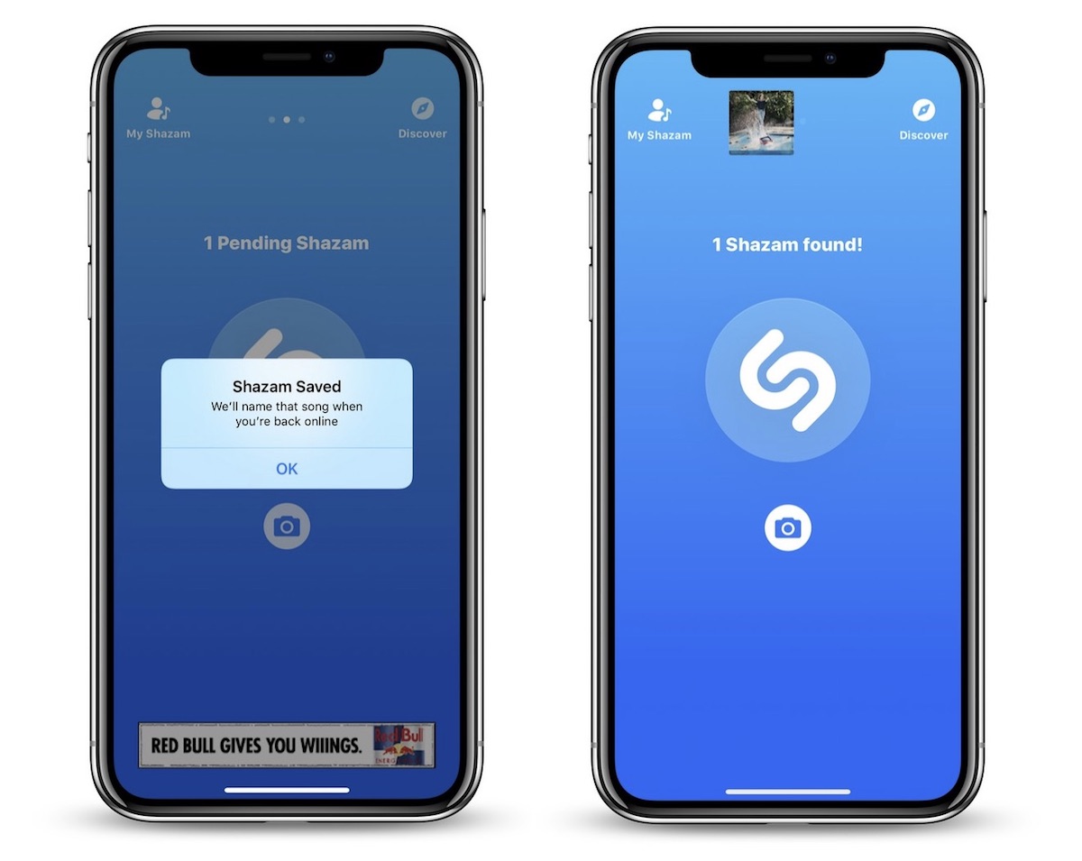 shazam offline mode 