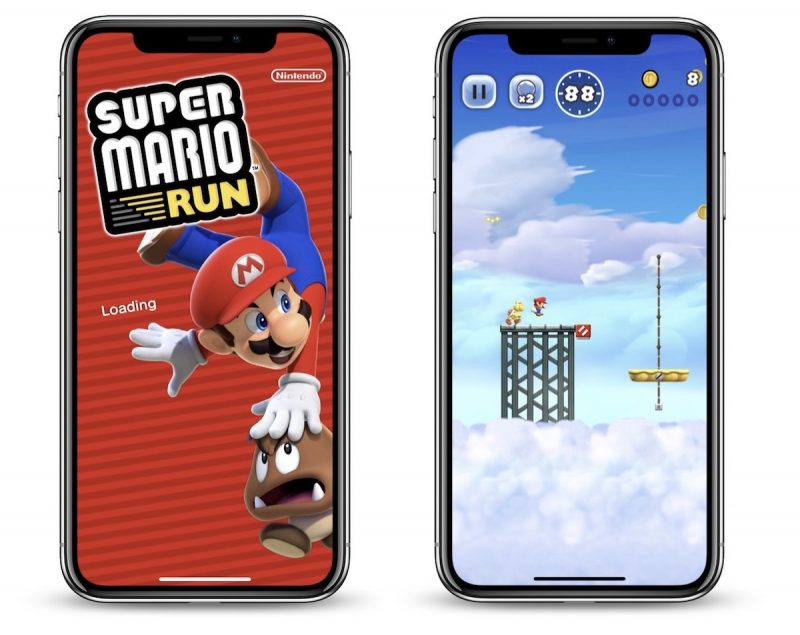 super mario run iphone x