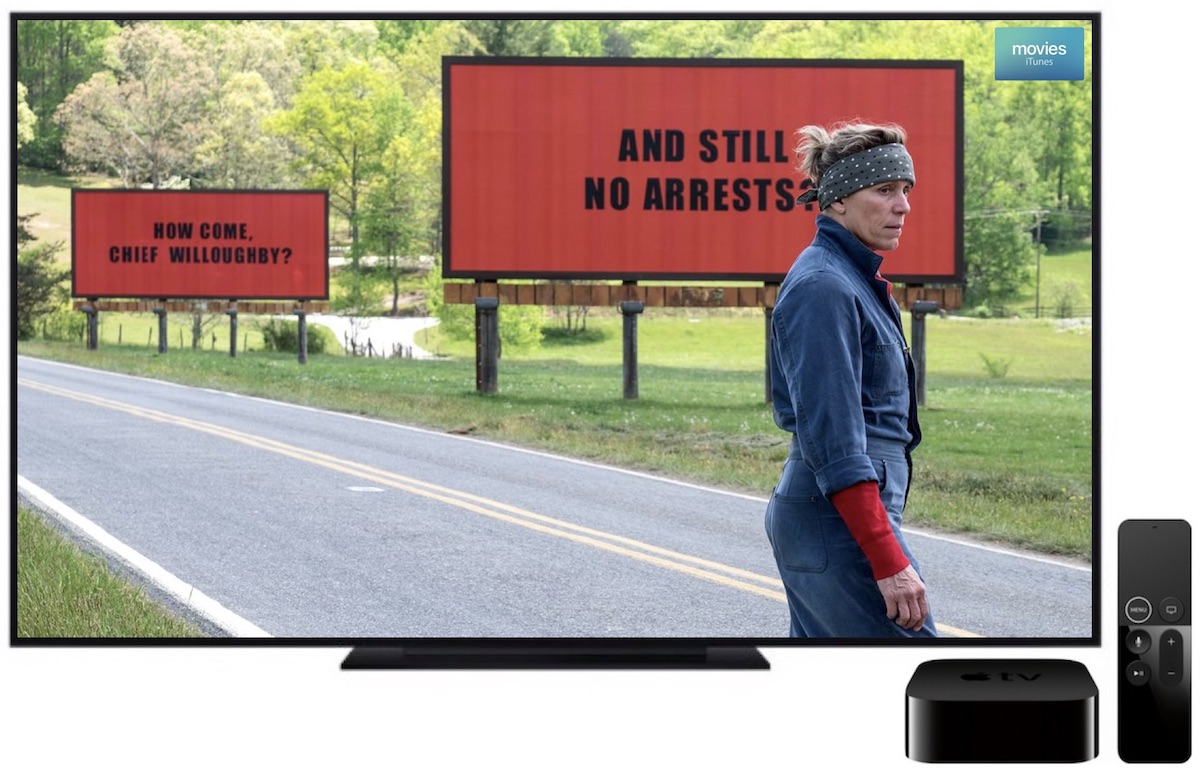 three billboards 4k itunes sale