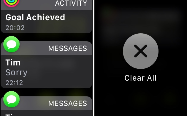 Clear all notifications