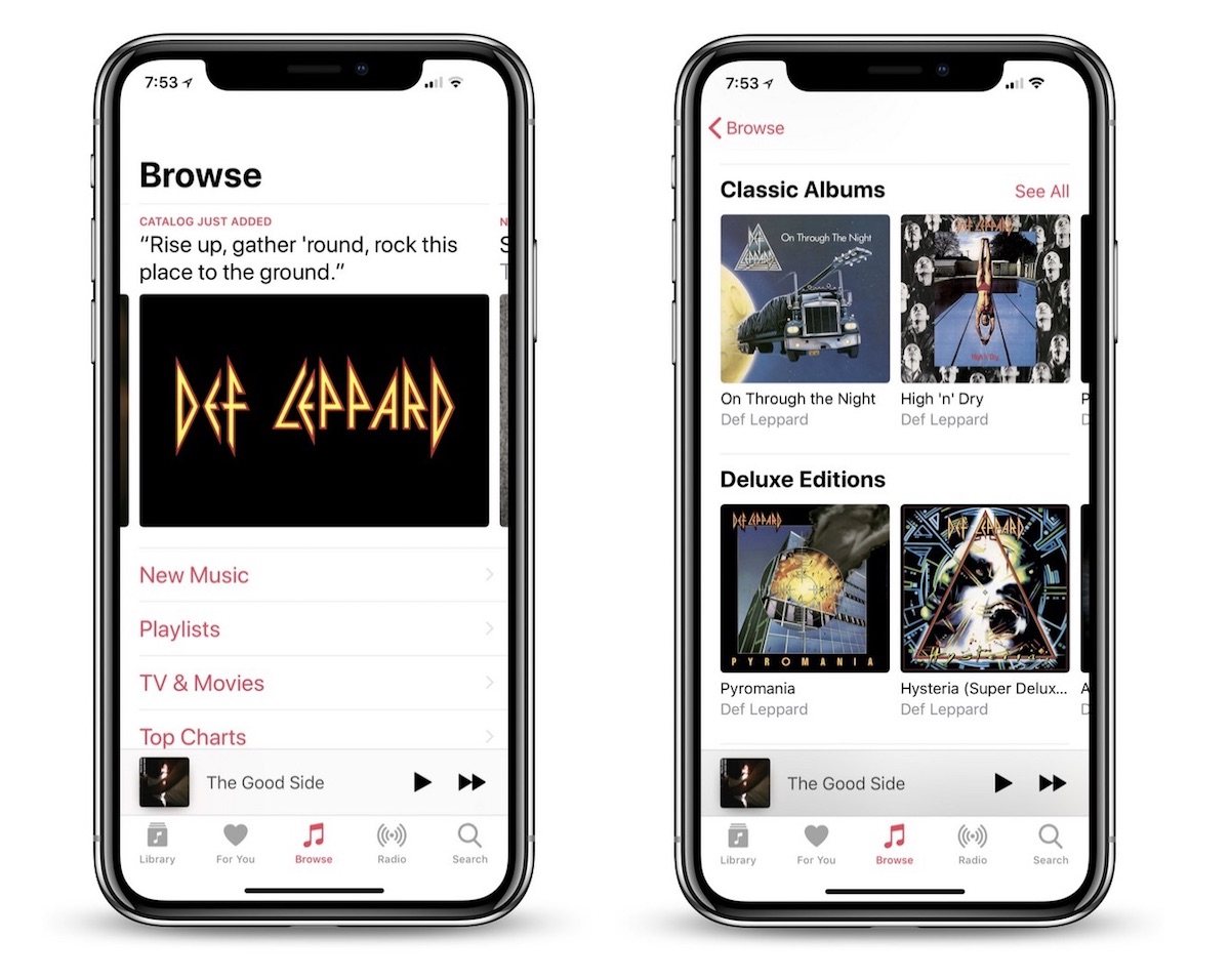 def leppard apple music