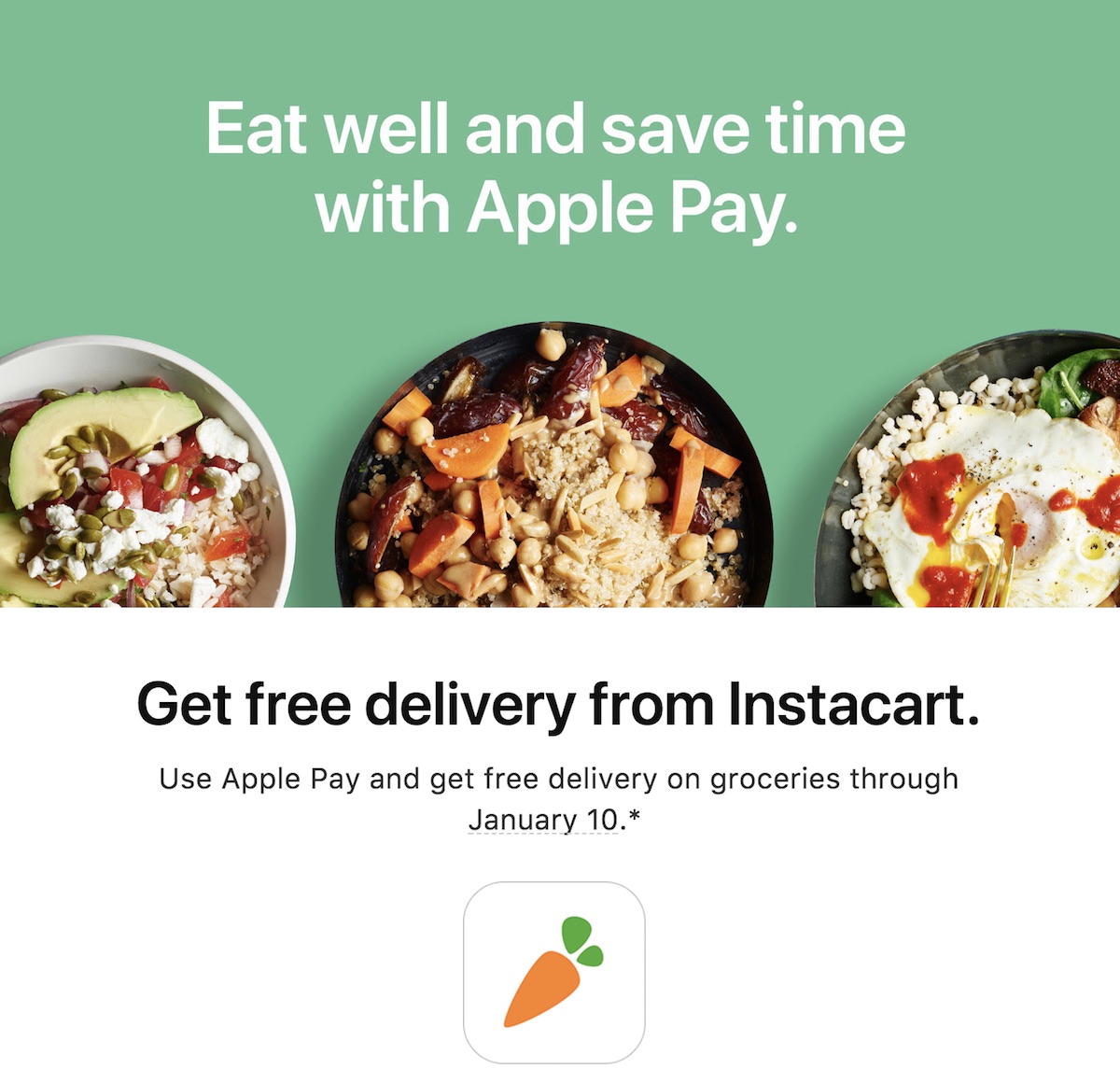 instacart apple pay