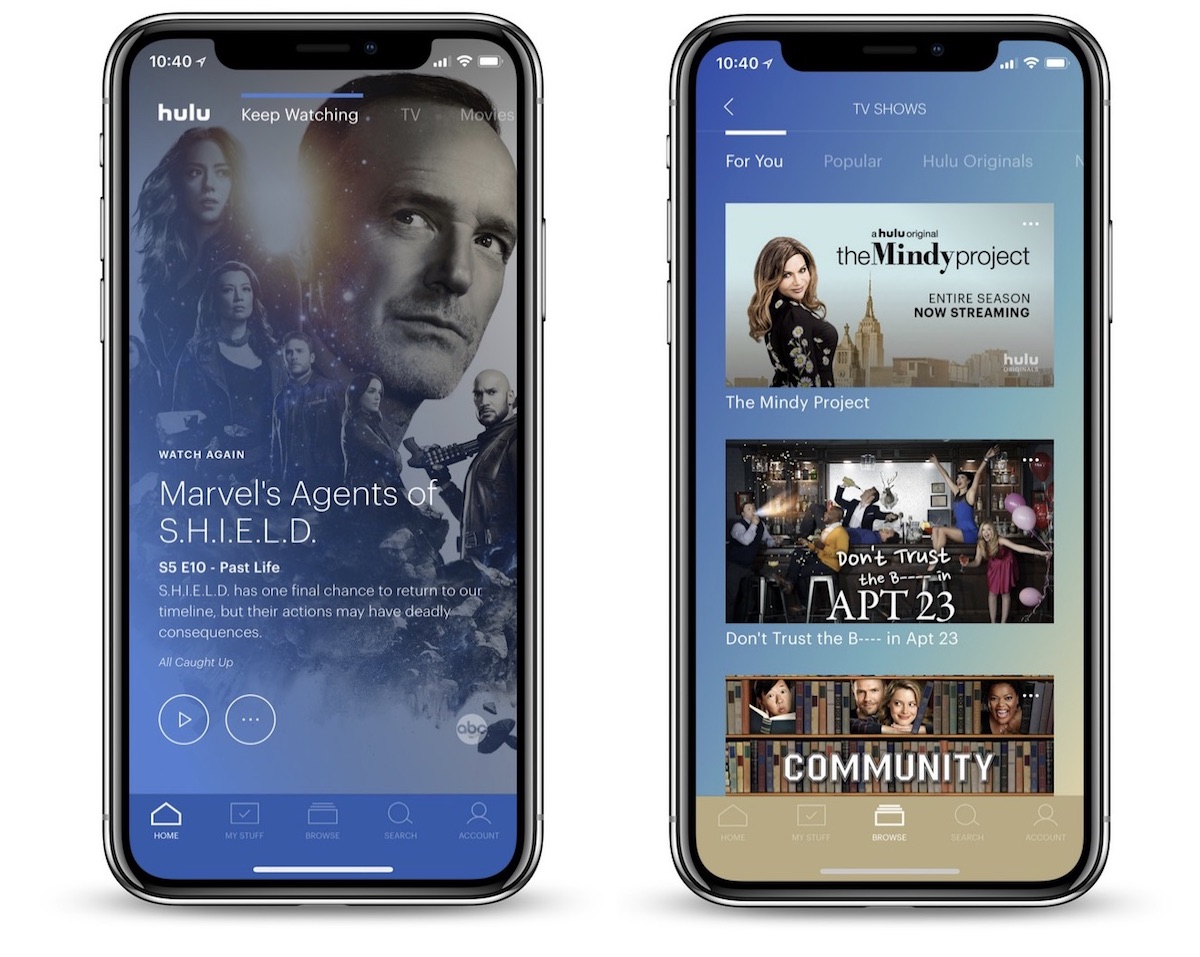 hulu on iphone x