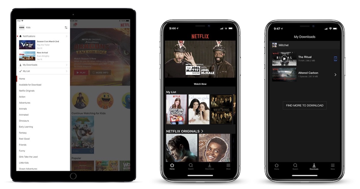 netflix update ios