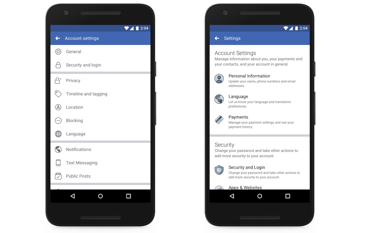 facebook privacy update 2