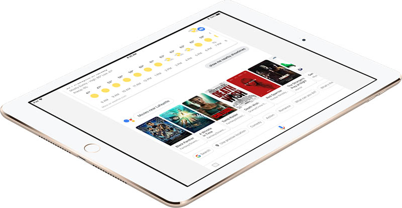 google assistant ipad