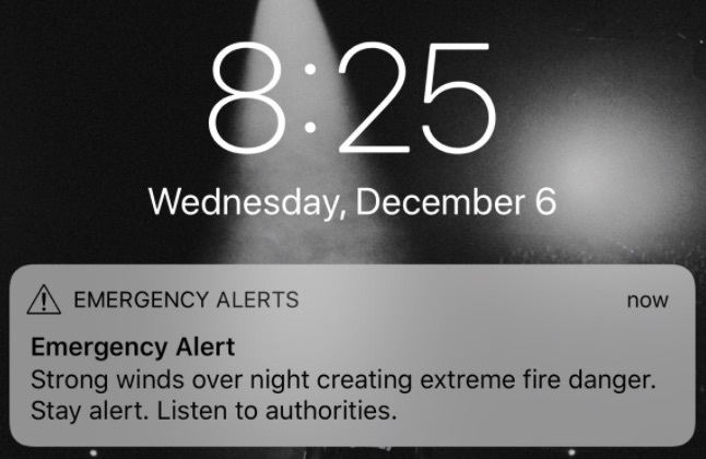 iphone emergency alert