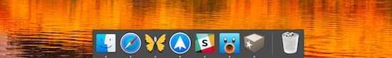 mac dock only active apps