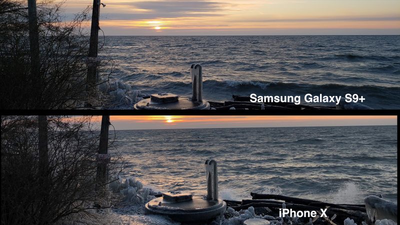 samsungiphonesunset