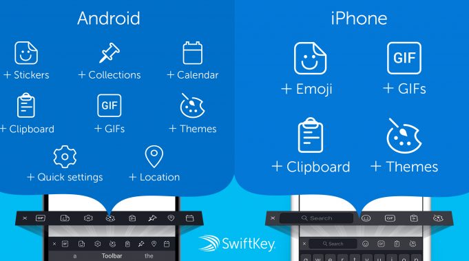 swiftkey toolbar