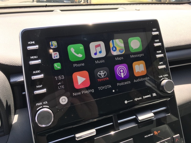 2019 avalon carplay home