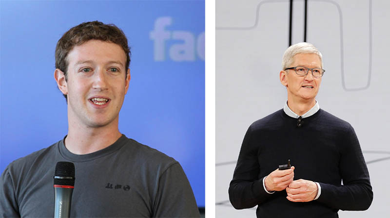 tim cook mark zuckerberg