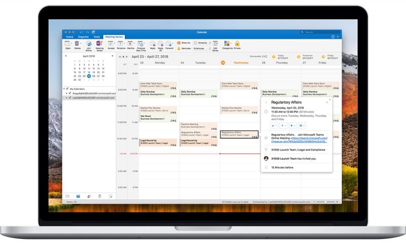 Outlook DualTimeZone Mac