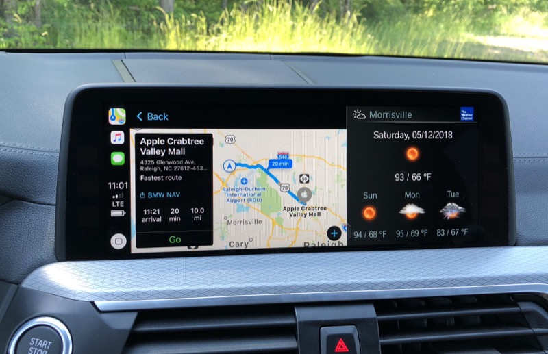 bmw carplay maps