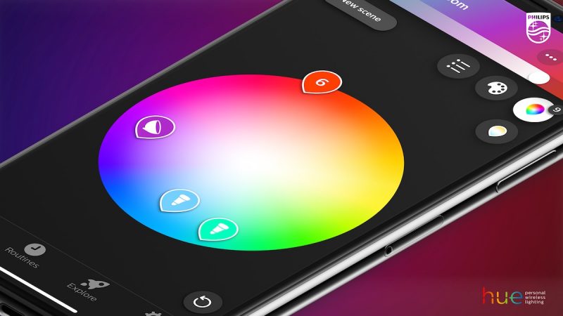 philips hue app update color pickers