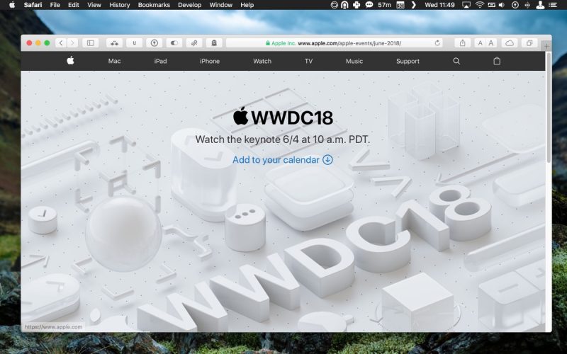 safari mac wwdc18