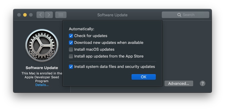 macos mojave system updates 1