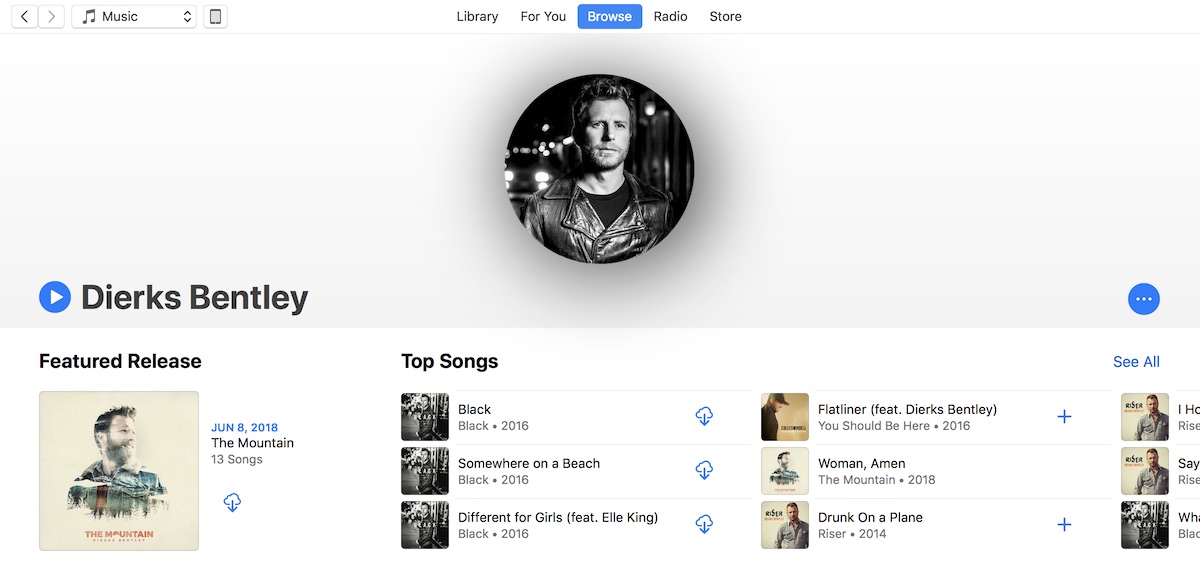 new apple music layout